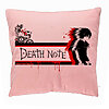 Perna Decorativa cu Death note 3, 40x40 cm, Roz, Husa Detasabila, Burduf 7 Perna Decorativa cu Death note 3