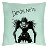 Perna Decorativa cu Deathnote, 40x40 cm, Verde Menta, Husa Detasabila, Burduf 7 Perna Decorativa cu Deathnote
