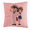 Perna Decorativa cu Detective Conan 2, 40x40 cm, Roz, Husa Detasabila, Burduf 7 Perna Decorativa cu Detective Conan 2