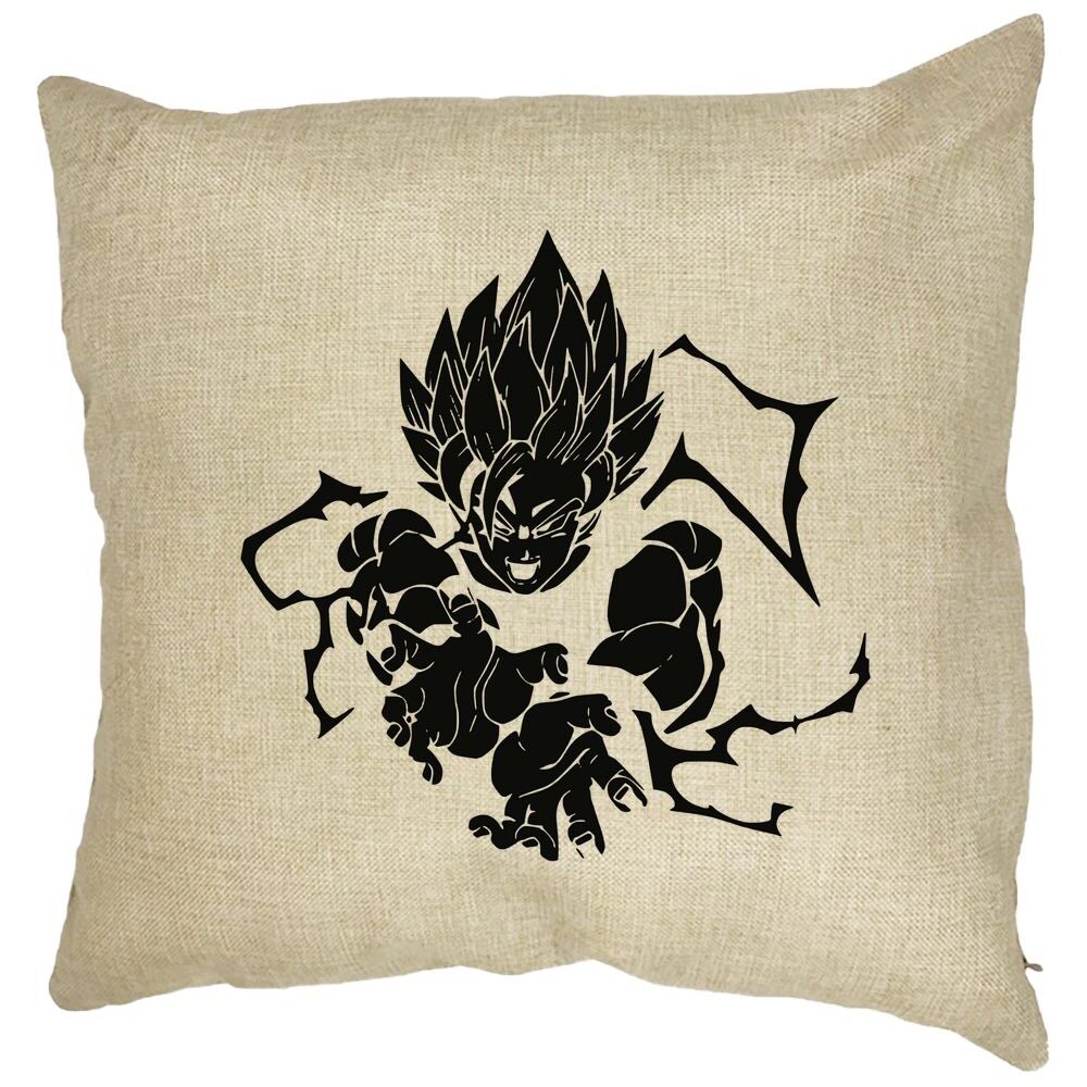 Perna Decorativa cu Dragonball Goku Black, 40x40 cm, Husa Detasabila, Burduf 11 Perna Decorativa cu Dragonball Goku Black
