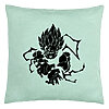 Perna Decorativa cu Dragonball Goku Black, 40x40 cm, Verde Menta, Husa Detasabila, Burduf 7 Perna Decorativa cu Dragonball Goku Black