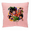 Perna Decorativa cu Dragonball characters, 40x40 cm, Roz, Husa Detasabila, Burduf 7 Perna Decorativa cu Dragonball characters
