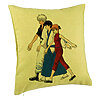 Perna Decorativa cu Gintama, 40x40 cm, Verde, Husa Detasabila, Burduf 7 Perna Decorativa cu Gintama