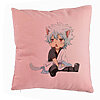 Perna Decorativa cu Gintama Gin Cat, 40x40 cm, Roz, Husa Detasabila, Burduf 7 Perna Decorativa cu Gintama Gin Cat