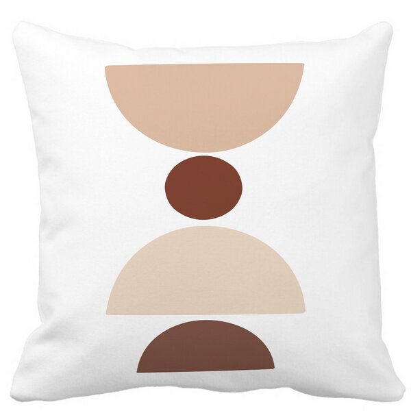 Perna Decorativa cu Model Abstract Creativ 4,40x40 cm, Alba, Mata, Husa Detasabila, Burduf 5 Perna Decorativa cu Model Abstract Creativ 4