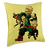 Perna Decorativa cu My Hero Academia Characters 2, 40x40 cm, Verde, Husa Detasabila, Burduf 7 Perna Decorativa cu My Hero Academia Characters 2