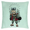 Perna Decorativa cu Naruto Jiraiya, 40x40 cm, Verde Menta, Husa Detasabila, Burduf 7 Perna Decorativa cu Naruto Jiraiya