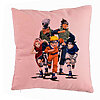 Perna Decorativa cu Naruto team, 40x40 cm, Roz, Husa Detasabila, Burduf 7 Perna Decorativa cu Naruto team