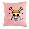 Perna Decorativa cu One Piece, 40x40 cm, Roz, Husa Detasabila, Burduf 7 Perna Decorativa cu One Piece