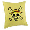 Perna Decorativa cu One Piece, 40x40 cm, Verde, Husa Detasabila, Burduf 7 Perna Decorativa cu One Piece