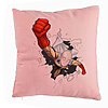 Perna Decorativa cu One Punch man, 40x40 cm, Roz, Husa Detasabila, Burduf 7 Perna Decorativa cu One Punch man