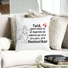 Perna Decorativa cu Text pentru Tata 6,40x40 cm, Alba, Mata, Husa Detasabila, Burduf 20 Husa Detasabila