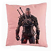 Perna Decorativa cu The Witcher 2, 40x40 cm, Roz, Husa Detasabila, Burduf 7 Perna Decorativa cu The Witcher 2