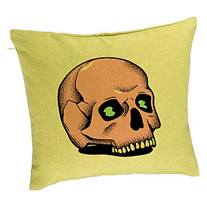 Perna Decorativa cu motiv Craniu de Halloween