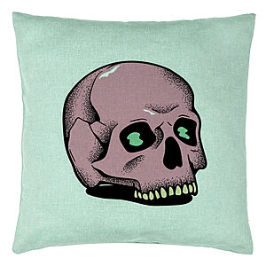 Perna Decorativa cu motiv Craniu de Halloween