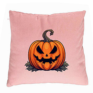 Perna Decorativa cu motiv Dovleac de Halloween 1