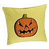 Perna Decorativa cu motiv Dovleac de Halloween 2, 40x40 cm, Verde, Husa Detasabila, Burduf 7 Perna Decorativa cu motiv Dovleac de Halloween 2