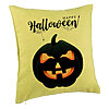 Perna Decorativa cu motiv Dovleac de Halloween si Text, 40x40 cm, Verde, Husa Detasabila, Burduf 7 Perna Decorativa cu motiv Dovleac de Halloween si Text