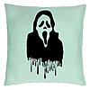 Perna Decorativa cu motiv Fantoma de Halloween 1, 40x40 cm, Verde Menta, Husa Detasabila, Burduf 7 Perna Decorativa cu motiv Fantoma de Halloween 1