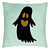 Perna Decorativa cu motiv Fantoma de Halloween 2, 40x40 cm, Verde Menta, Husa Detasabila, Burduf 7 Perna Decorativa cu motiv Fantoma de Halloween 2