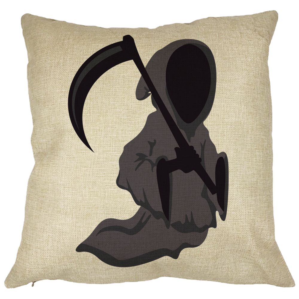Perna Decorativa cu motiv Fantoma de Halloween 3, 40x40 cm, Husa Detasabila, Burduf 13 Perna Decorativa cu motiv Fantoma de Halloween 3