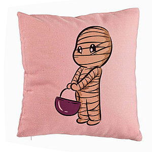 Perna Decorativa cu motiv Mumie de Halloween 1