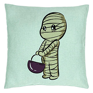 Perna Decorativa cu motiv Mumie de Halloween 1