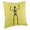 Perna Decorativa cu motiv Sechelet de Halloween 1, 40x40 cm, Verde, Husa Detasabila, Burduf 7 Perna Decorativa cu motiv Sechelet de Halloween 1