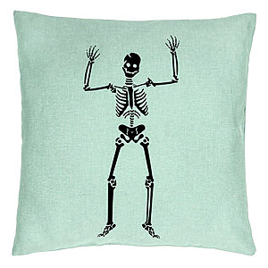 Perna Decorativa cu motiv Sechelet de Halloween 1