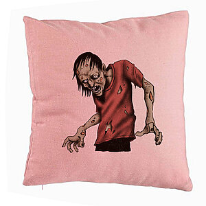 Perna Decorativa cu motiv Zombie de Halloween 1