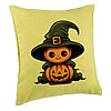 Perna Decorativa cu motiv de Halloween 1, 40x40 cm, Verde, Husa Detasabila, Burduf 7 Perna Decorativa cu motiv de Halloween 1