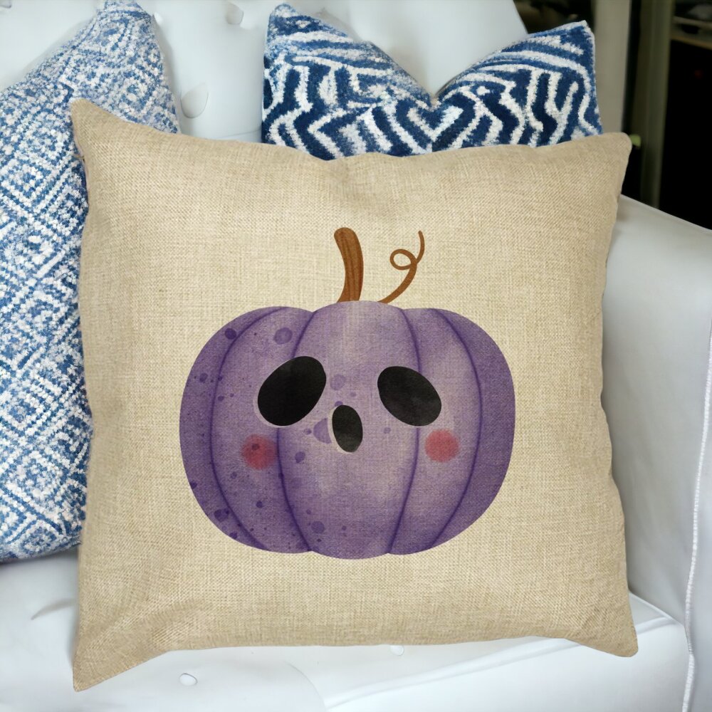 Perna Decorativa cu motiv de Halloween 10, 40x40 cm, Husa Detasabila, Burduf 18 Perna Decorativa cu motiv de Halloween 10 40x40 cm Husa Detasabila Burduf bsc0546 5