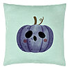 Perna Decorativa cu motiv de Halloween 10, 40x40 cm, Verde Menta, Husa Detasabila, Burduf 7 Perna Decorativa cu motiv de Halloween 10