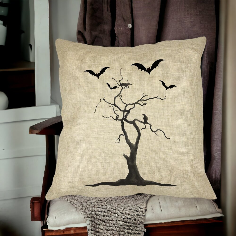 Perna Decorativa cu motiv de Halloween 3, 40x40 cm, Husa Detasabila, Burduf 16 Perna Decorativa cu motiv de Halloween 3 40x40 cm Husa Detasabila Burduf bsc0521 5