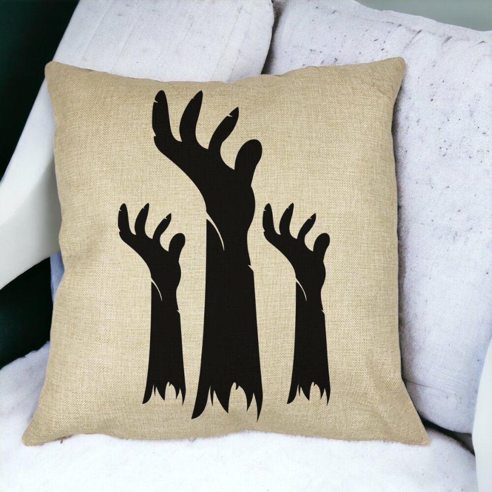 Perna Decorativa cu motiv de Halloween 5, 40x40 cm, Husa Detasabila, Burduf 15 Perna Decorativa cu motiv de Halloween 5 40x40 cm Husa Detasabila Burduf bsc0528 4