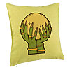Perna Decorativa cu motiv de Halloween 9, 40x40 cm, Verde, Husa Detasabila, Burduf 7 Perna Decorativa cu motiv de Halloween 9