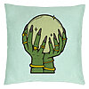 Perna Decorativa cu motiv de Halloween 9, 40x40 cm, Verde Menta, Husa Detasabila, Burduf 7 Perna Decorativa cu motiv de Halloween 9