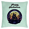 Perna Decorativa cu motiv de Halloween si Text, 40x40 cm, Verde Menta, Husa Detasabila, Burduf 7 Perna Decorativa cu motiv de Halloween si Text