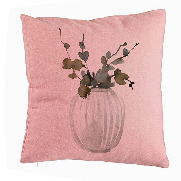 Perna Decorativa cu tematica de Craciun, 11, 40x40 cm, Roz, Husa Detasabila, Burduf 5 Perna Decorativa cu tematica de Craciun