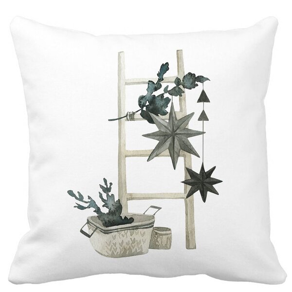 Perna Decorativa cu tematica de Craciun, 12, 40x40 cm, Alba, Mata, Husa Detasabila, Burduf 11 Perna Decorativa cu tematica de Craciun