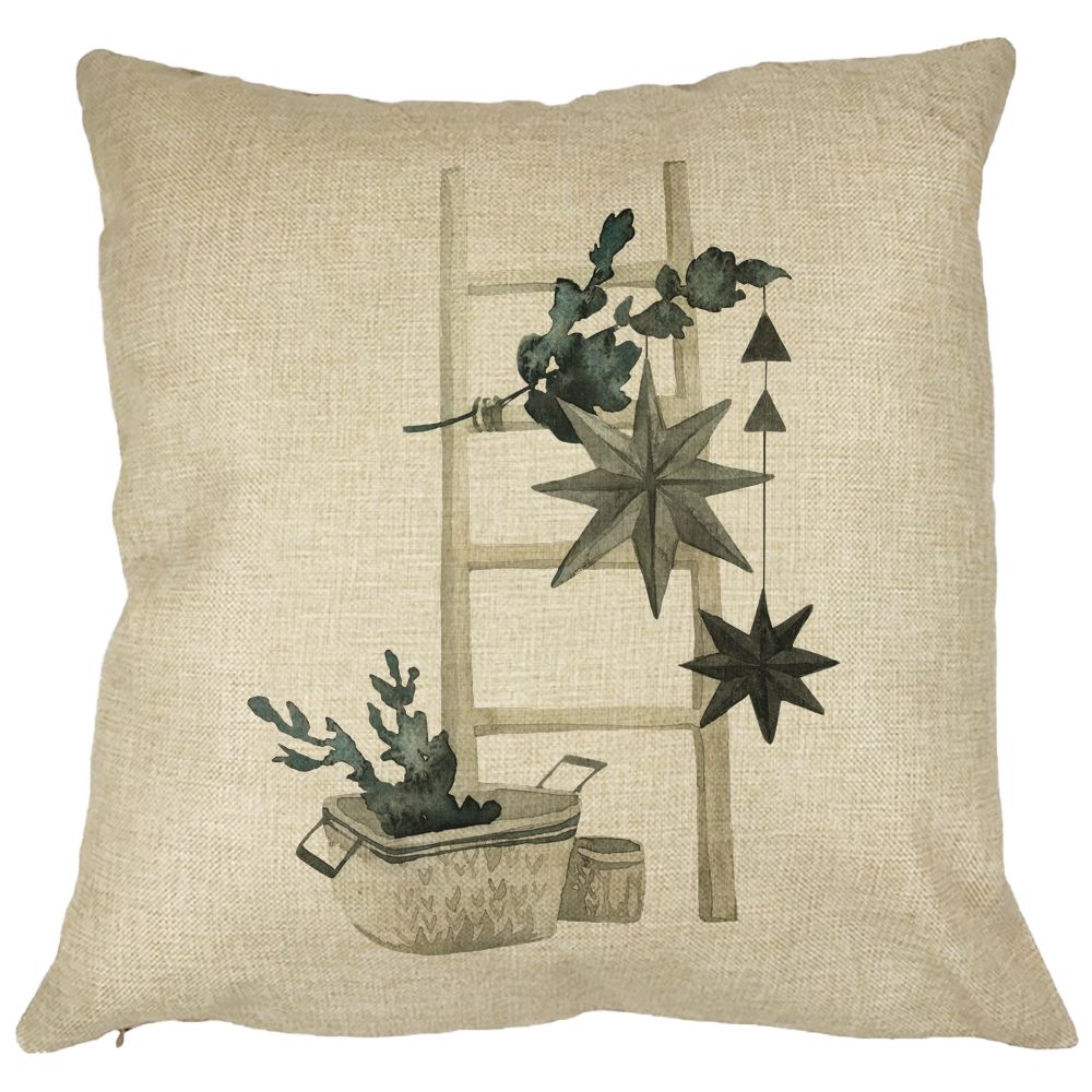 Perna Decorativa cu tematica de Craciun, 12, 40x40 cm, Husa Detasabila, Burduf 13 Perna Decorativa cu tematica de Craciun