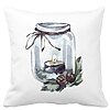 Perna Decorativa cu tematica de Craciun, 13, 40x40 cm, Alba, Mata, Husa Detasabila, Burduf 16 Perna Decorativa cu tematica de Craciun