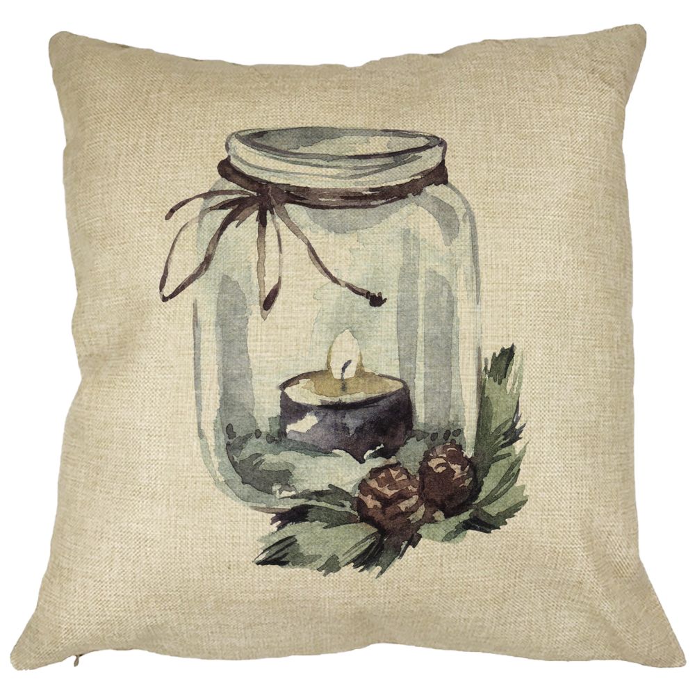 Perna Decorativa cu tematica de Craciun, 13, 40x40 cm, Husa Detasabila, Burduf 13 Perna Decorativa cu tematica de Craciun