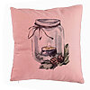 Perna Decorativa cu tematica de Craciun, 13, 40x40 cm, Roz, Husa Detasabila, Burduf 7 Perna Decorativa cu tematica de Craciun
