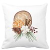 Perna Decorativa cu tematica de Craciun, 14, 40x40 cm, Alba, Mata, Husa Detasabila, Burduf 4 Perna Decorativa cu tematica de Craciun