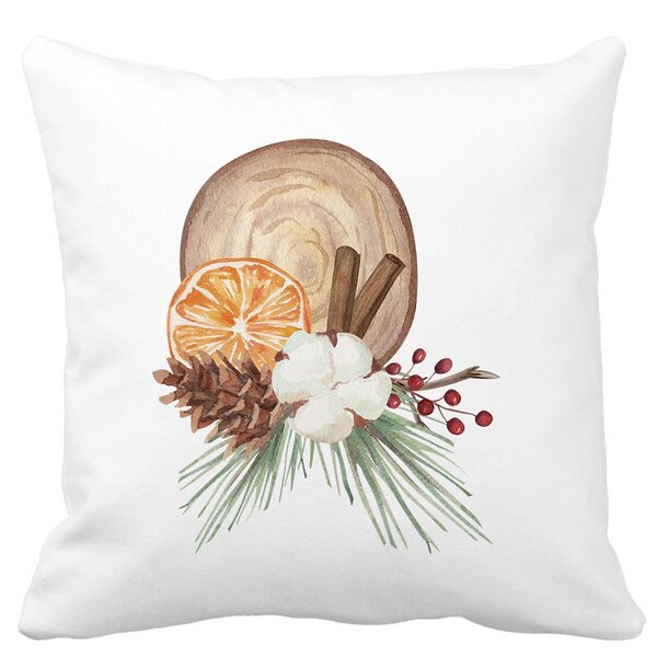 Perna Decorativa cu tematica de Craciun, 14, 40x40 cm, Alba, Mata, Husa Detasabila, Burduf 3 Perna Decorativa cu tematica de Craciun