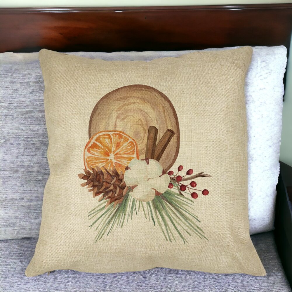 Perna Decorativa cu tematica de Craciun, 14, 40x40 cm, Husa Detasabila, Burduf 15 Perna Decorativa cu tematica de Craciun 14 40x40 cm Husa Detasabila Burduf bsc0415 5