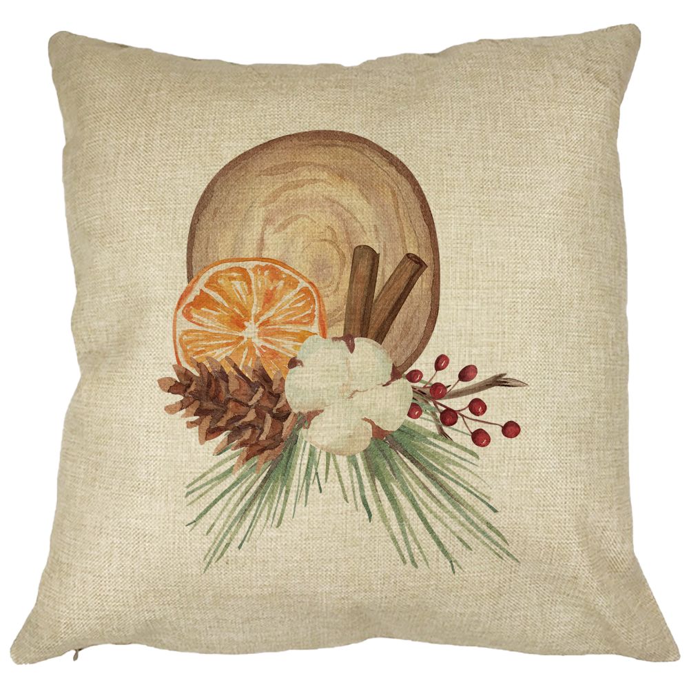 Perna Decorativa cu tematica de Craciun, 14, 40x40 cm, Husa Detasabila, Burduf 13 Perna Decorativa cu tematica de Craciun