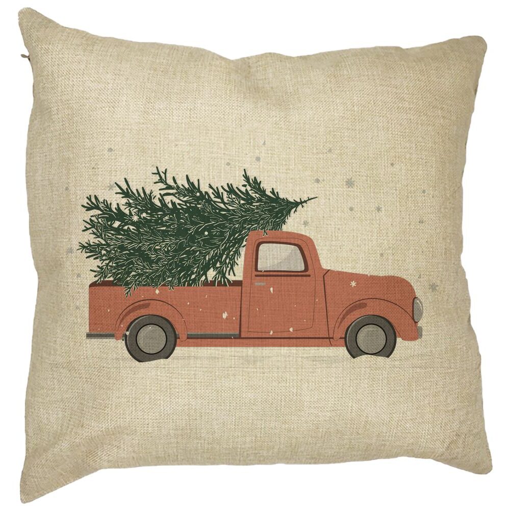 Perna Decorativa cu tematica de Craciun, 15, 40x40 cm, Husa Detasabila, Burduf 21 Perna Decorativa cu tematica de Craciun