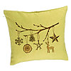Perna Decorativa cu tematica de Craciun, 16, 40x40 cm, Verde, Husa Detasabila, Burduf 7 Perna Decorativa cu tematica de Craciun